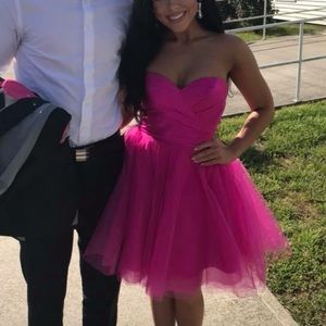 Hot pink Sherri Hill Cocktail